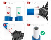 BOOPARTS kalibrator i gratownik do rur Ø16/20/26 mm – narzędzie 2 w 1 do PEX-AL-PEX – zdjęcie 5