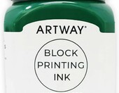 Artway Premium farba drukarska 250 ml – zielona, do linorytu i druku reliefowego – zdjęcie 1