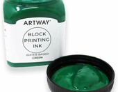 Artway Premium farba drukarska 250 ml – zielona, do linorytu i druku reliefowego – zdjęcie 2