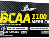 Olimp BCAA 1100 Mega Caps – aminokwasy rozgałęzione, 120 kapsułek – zdjęcie 1
