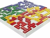 Mattel Games Blokus Classic BJV44 – strategiczna gra planszowa dla 2–4 graczy – zdjęcie 5