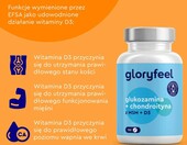 Gloryfeel Glukozamina + chondroityna z MSM – 120 tabletek na stawy – zdjęcie 4