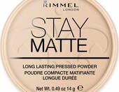 Rimmel Stay Matte 003 Peach Glow – prasowany puder matujący do twarzy, 14 g – zdjęcie 2