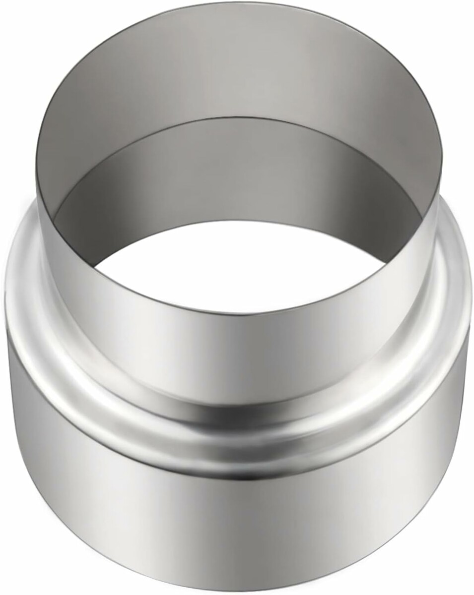DNGH redukcja rury kominowej 100/80 mm – element systemu kominowego ze stali nierdzewnej