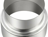 DNGH redukcja rury kominowej 100/80 mm – element systemu kominowego ze stali nierdzewnej – zdjęcie 1