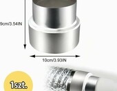 DNGH redukcja rury kominowej 100/80 mm – element systemu kominowego ze stali nierdzewnej – zdjęcie 2