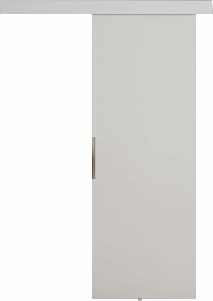 KIER FURNITURE Malibu – drzwi przesuwne wewnętrzne z prowadnicą, białe, 66x205 cm