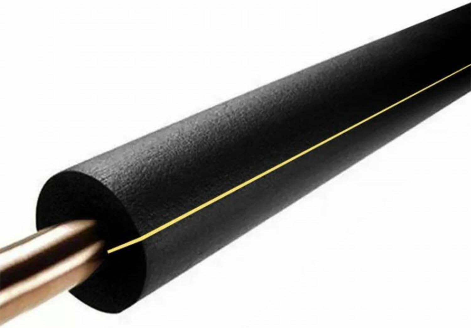 Rori otulina do rur Ø22 mm 2 m – samoprzylepna izolacja piankowa 9 mm
