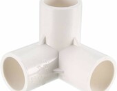 TOP-VIGOR kształtki PVC 20 mm – 10 szt., trójnik kątowy 3-drożny, białe – zdjęcie 1