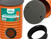 Millto studnia rewizyjna DN315 – studzienka drenażowa z rurą 50 cm i pokrywą A15 – zdjęcie 1