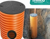 Millto studnia rewizyjna DN315 – studzienka drenażowa z rurą 50 cm i pokrywą A15 – zdjęcie 2