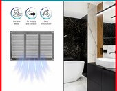 TURVENT MR3020Zn kratka wentylacyjna 300 x 200 mm – stal ocynkowana z siatką – zdjęcie 2