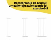Safety 1st SecureTech – metalowa barierka zabezpieczająca na schody 73–80 cm, biała – zdjęcie 3