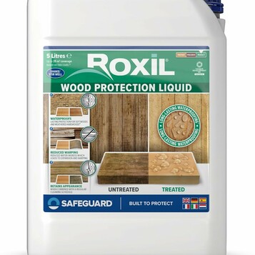 Roxil impregnat do drewna 5 l – bezbarwny, hydrofobowy, do płotów, szop i mebli ogrodowych