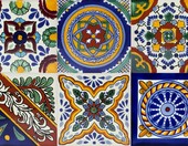 Cerames Ramon – 30 dekoracyjnych płytek ściennych 10,5 x 10,5 cm, ręcznie malowane – zdjęcie 2