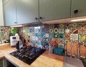 Cerames Talavera Verde – 30 glazurowanych płytek ściennych 10,5 x 10,5 cm, zielone – zdjęcie 4