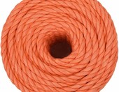 vidaXL lina robocza polipropylenowa 10 mm, 50 m – skręcana, pomarańczowa – zdjęcie 5