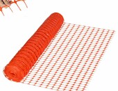 XMTECH siatka ostrzegawcza 30 m x 1 m – ogrodzenie budowlane, pomarańczowa – zdjęcie 1