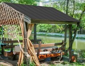 Hebitod blacha trapezowa 12 szt. 115 x 45 cm – stal ocynkowana, antracyt – zdjęcie 2