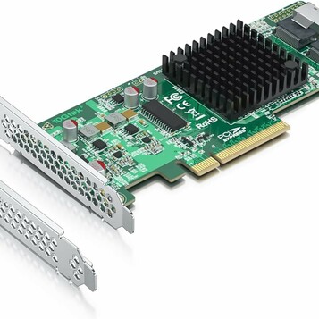 Kontroler HBA SAS/SATA PCIe 10Gtek LSI-2008-8I (stan nowy)