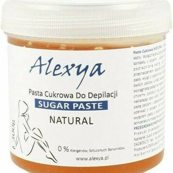 Pasta cukrowa do depilacji 300 g Alexya – stan: nowy