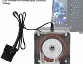 Garsent PU-FS4-J – pompa do chłodzenia wodnego PC 800 l/h, G1/4, PWM – zdjęcie 4