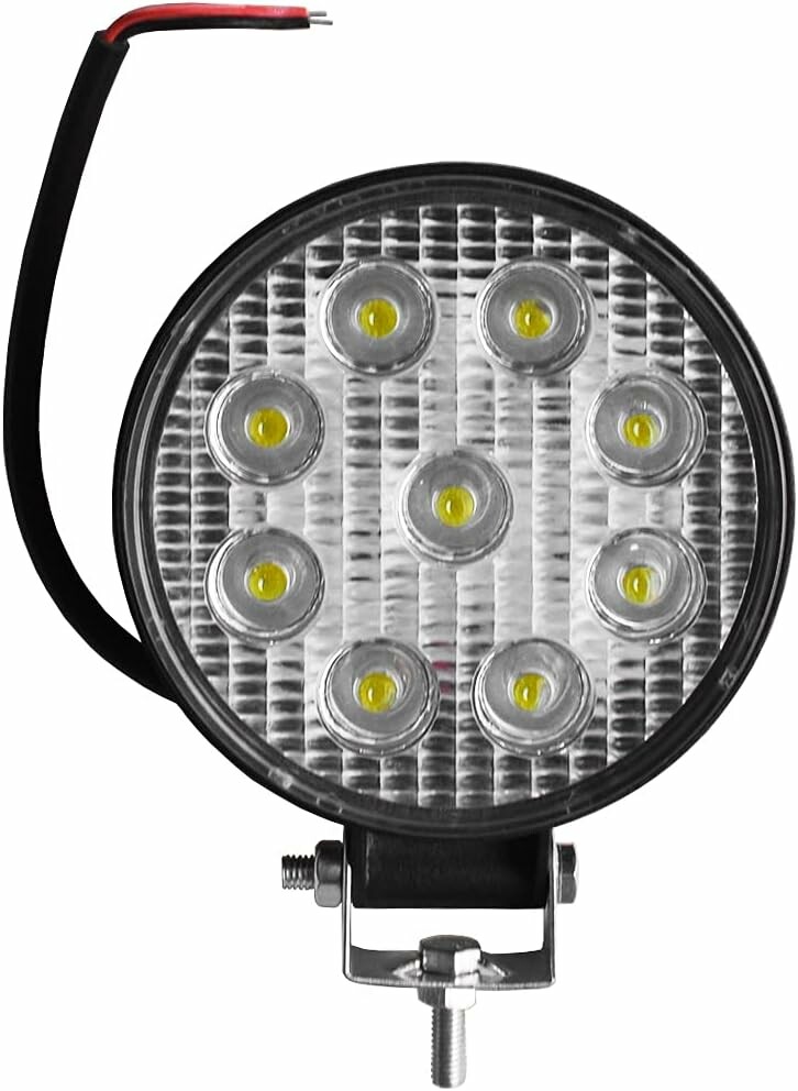 HOALTE 31194 lampa dalekosiężna LED 27 W 12/24 V – okrągły szperacz do samochodu