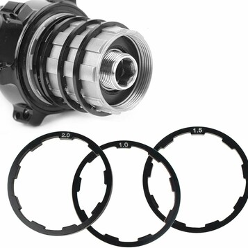 Ejoyous dystanse do kasety rowerowej 1, 1,5 i 2 mm – 3 pierścienie aluminiowe