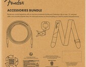 Fender 0992018006 – zestaw akcesoriów gitarowych: tuner, kabel, pasek – zdjęcie 3