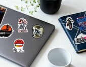 XRVRILE zestaw 50 naklejek na rower – wodoodporne naklejki winylowe – zdjęcie 4