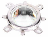 Hyuduo odbłyśnik soczewkowy LED 44 mm, kąt 60° – soczewka z kloszem i wspornikiem – zdjęcie 1