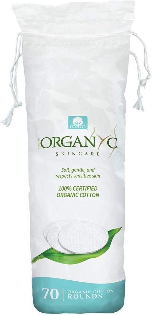 Organyc płatki kosmetyczne z bawełny organicznej, 70 szt.