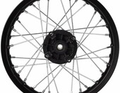 HMParts felga stalowa 14 cali tylna – obręcz do motocykla cross i pit bike, czarna – zdjęcie 4