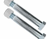 Jectse – sworznie łączące do minikoparek 25 mm, stal manganowa, 2 szt. – zdjęcie 2