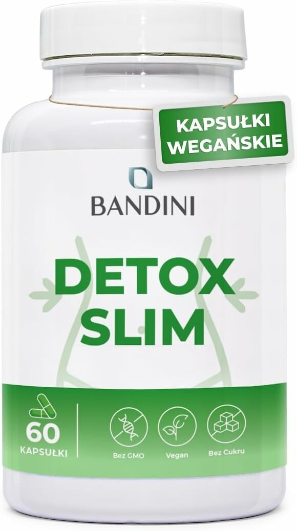 Bandini Detox Slim – suplement diety oczyszczający organizm, 60 kapsułek