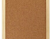 memobe Tablica korkowa 30 x 21 cm – z drewnianą ramą, pionowa lub pozioma – zdjęcie 2