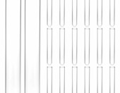 QWORK WD41989 – 20 szklanych probówek laboratoryjnych 20 x 150 mm, szkło borokrzemowe – zdjęcie 1