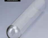 QWORK WD41989 – 20 szklanych probówek laboratoryjnych 20 x 150 mm, szkło borokrzemowe – zdjęcie 3