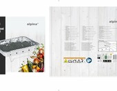 Alpina jednorazowy grill na węgiel drzewny z rusztem – przenośny, srebrny – zdjęcie 4