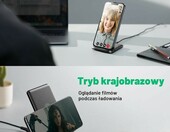 INIU WI-I211 – biurkowa bezprzewodowa stacja ładująca Qi 15 W, czarna – zdjęcie 5