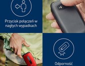 Panasonic KX-TU550 – telefon z klapką dla seniora, 4G, czerwony – zdjęcie 4