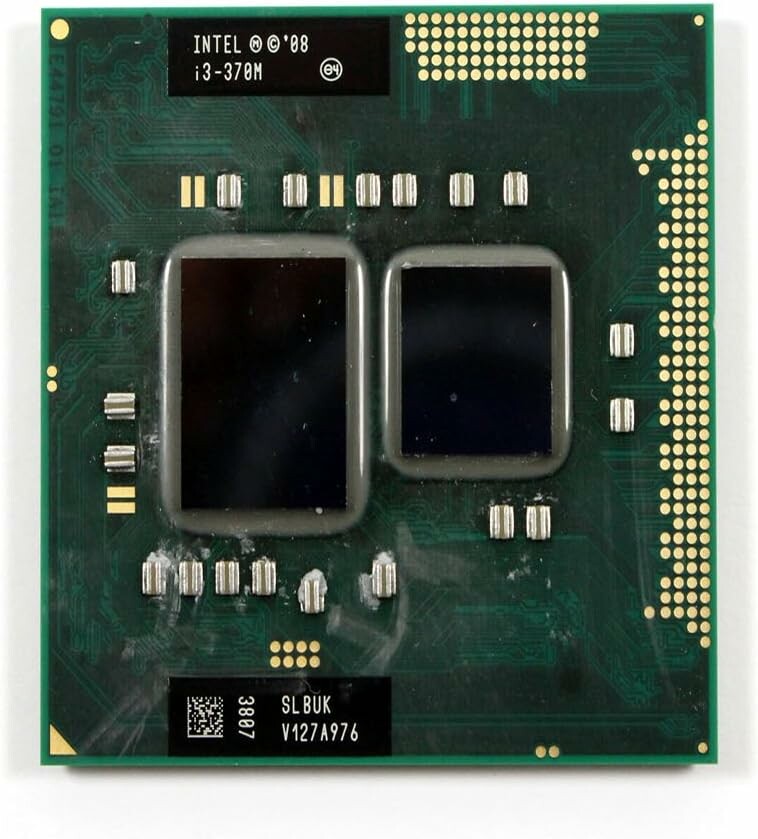 Intel Core i3-370M SLBUK 2,4 GHz – procesor do laptopa, 2 rdzenie, gniazdo G1