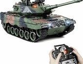 Supdex Leopard II 1:18 – zdalnie sterowany czołg RC z dymem i dźwiękiem – zdjęcie 1
