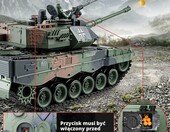 Supdex Leopard II 1:18 – zdalnie sterowany czołg RC z dymem i dźwiękiem – zdjęcie 3