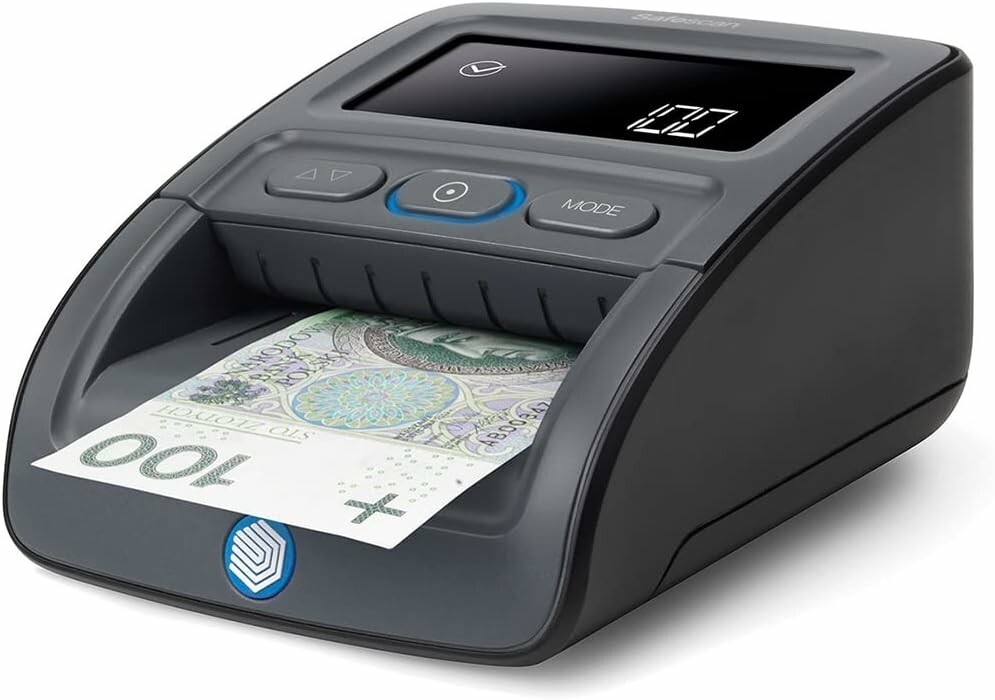 Safescan 155-S G2 – automatyczny tester banknotów, 7 punktów kontroli, czarny