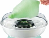 GOURMETmaxx 06532 – maszynka do waty cukrowej w stylu retro, 500 W, miętowa – zdjęcie 3