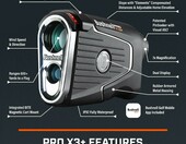 Bushnell Pro X3+ – dalmierz laserowy 7x z pomiarem nachylenia i wiatru – zdjęcie 2