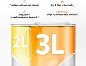 PETKIT Yumshare Dual Hopper P591 – automatyczny karmnik z kamerą 1080p, 5 l – zdjęcie 4