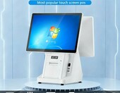 Terminal POS z ekranem dotykowym 15,6 cala, 8 GB RAM, 128 GB SSD, drukarka 58 mm – kasa sklepowa Windows – zdjęcie 3