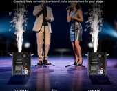 Chensyo wytwornica zimnych iskier 700 W DMX z pilotem – maszyna sceniczna – zdjęcie 4